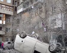 Наслідки ракетної атаки по Харкову. Фото: скріншот YouTube-відео