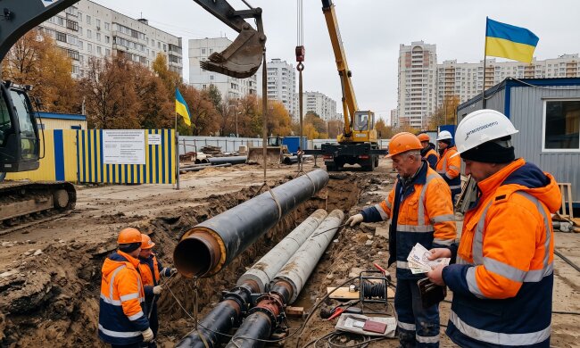 теплотраса Київ будівництво тепломережа