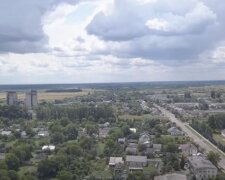 Населенный пункт в  Украине. Фото: скриншот YouTube-видео