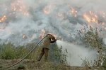 Пожар на свалке у Полтавы. Фото: скриншот Youtube-видео