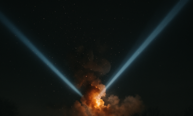 У Краснодарі відбулася масова атака невідомих БПЛА. Фото: YouTube