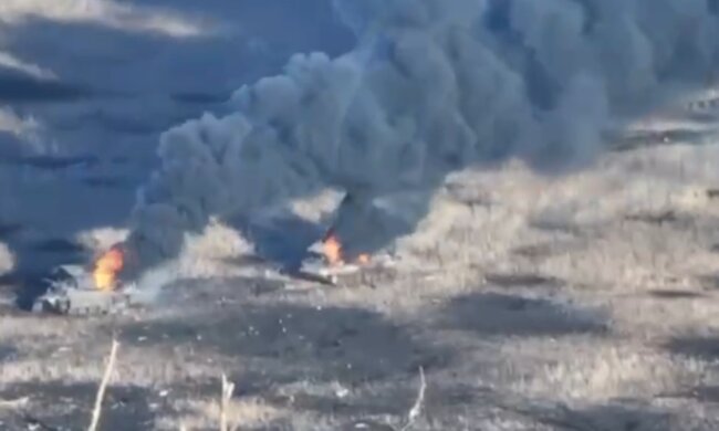 ВСУ атакует дронами. Фото: скрин видео Юрий Бутусов