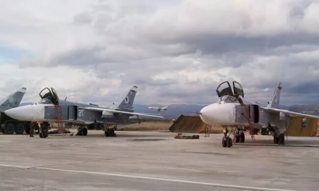 Авиация оккупантов. Фото: скриншот YouTube-видео