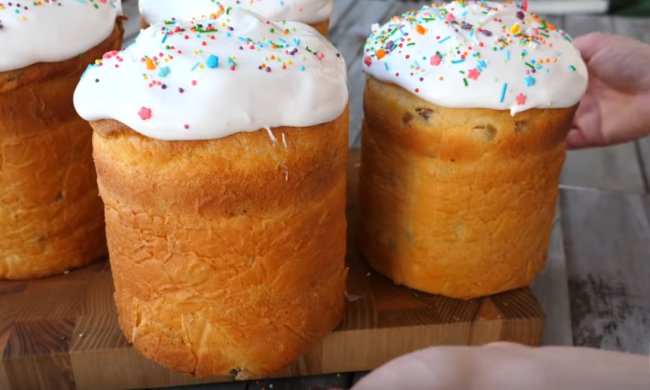 Пасхальные куличи. Фото: youtubе