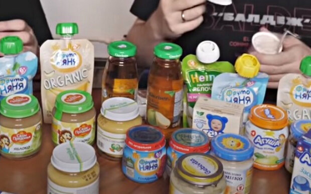 Детское питание. Фото: скриншот YouTube-видео.