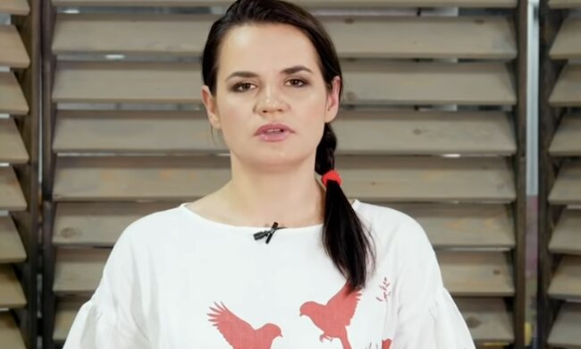 Светлана Тихановская. Фото: youtube