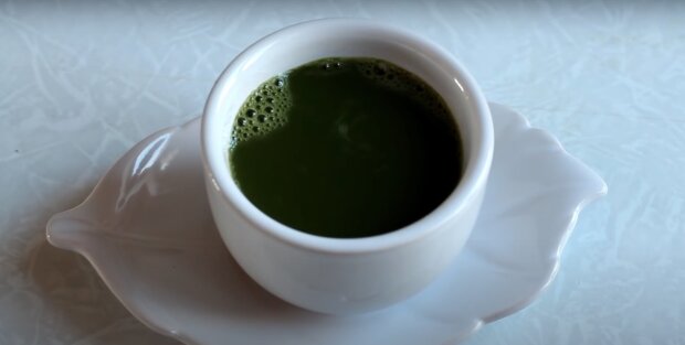 Зелений чай. Фото: YouTube, скрін