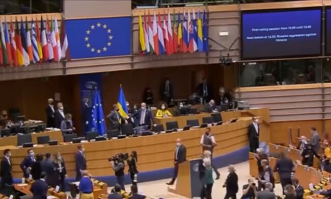 Європарламент. Фото: скріншот YouTube-відео