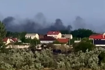 Взрыв. Фото: скриншот Telegram-видео