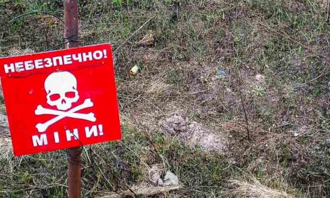 Замінована територія. Фото: сайт ДСНС