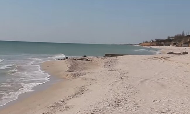 В Кирилловке нашли останки человека. Фото: скриншот YouTube-видео