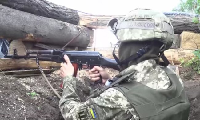 Боевики атаковали позиции ВСУ. Фото: youtube