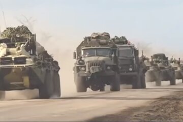 Військова техніка рф. Фото: скріншот YouTube-відео