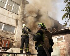 Последствия российской атаки на Киев, пострадавшие, спасатели на месте