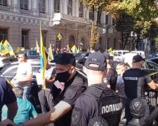 Митинг в Украине. Фото: YouTube, скрин