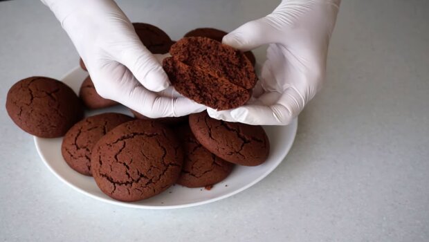 Кабачково-шоколадное печенье. Фото: YouTube