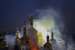 Киево-Печерская лавра после российской атаки 15 июня