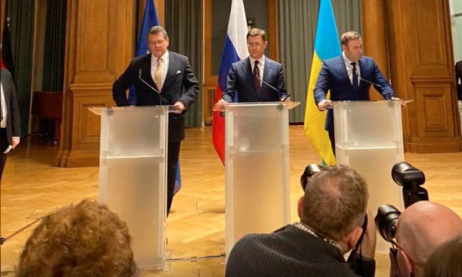 Переговоры в Берлине. Фото: скриншот Youtube