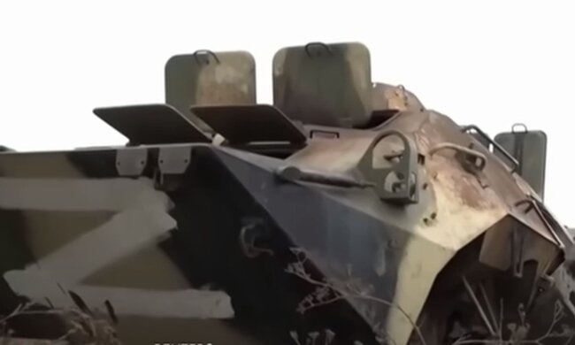 Техника российских оккупантов. Фото: скриншот YouTube-видео