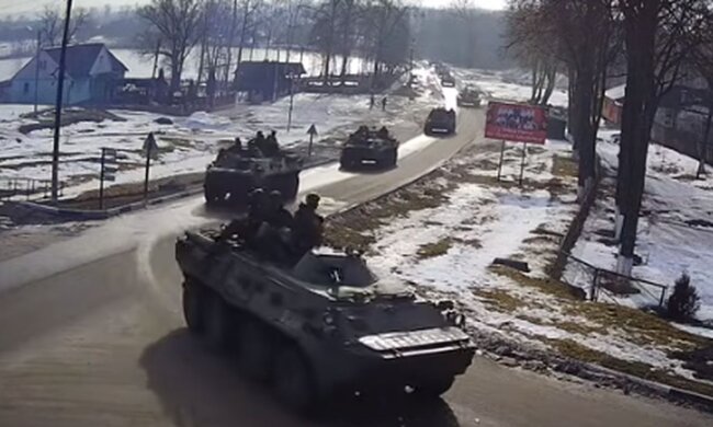 Российские оккупанты в Украине в 2022 году. Фото: скриншот YouTube-видео