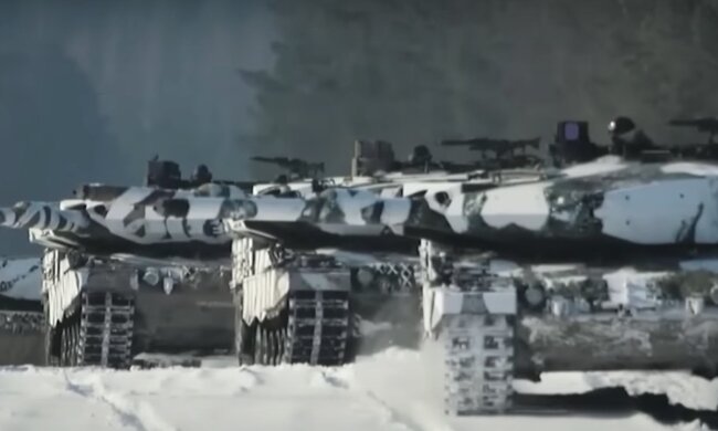 Танки Leopard. Фото: YouTube, скрін