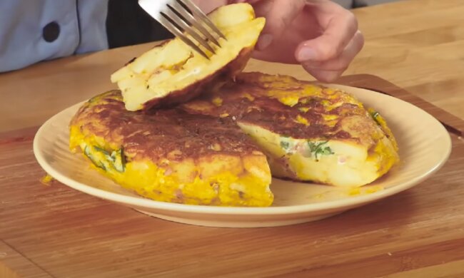 Фріттата. Фото: YouTube, скрін