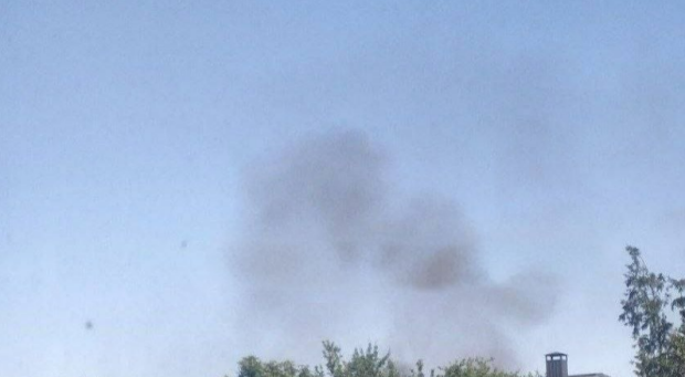 Наслідки влучання російського безпілотника по житловому будинку в Павлограді