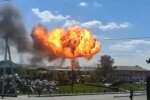 Вибух на росії. Фото: скріншот YouTube-відео