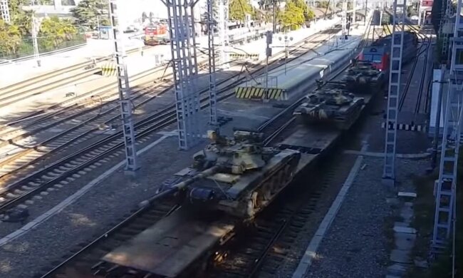 Переброска техники. Фото: скриншот Youtube-видео