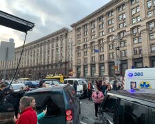 ДТП в центре Киева. Фото: Youtube