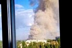 Взрыв в Луганской области. Фото: YouTube, скрин