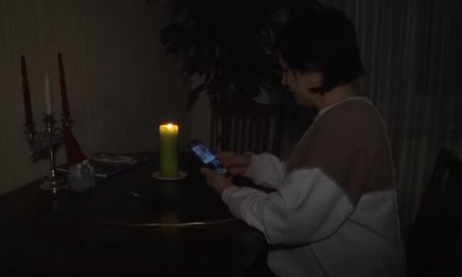 Вимкнення світла. Фото: скріншот YouTube-відео