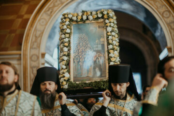 У Києво-Печерській лаврі віруючі УПЦ відзначили Собор всіх преподобних отців в Ближніх печерах