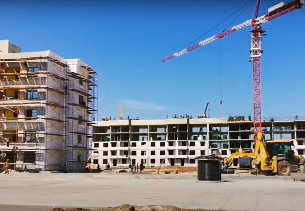 Будівництво. Фото: скріншот YouTube-відео