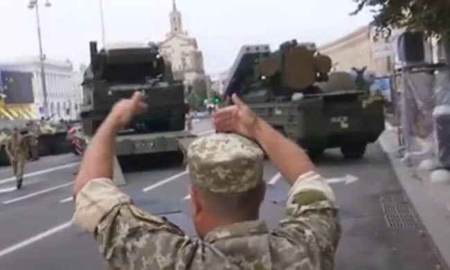 Український військовий. Фото: скріншот YouTube-відео