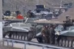 Оккупанты РФ  в Херсоне Фото: скриншот YouTube-видео
