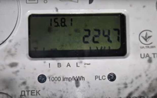 Лічильник електроенергії. Фото: скріншот YouTube-відео.