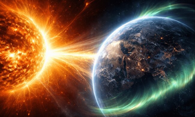 Магнітні бурі, прогноз геомагнітного коливання, магнітуда. Фото: Telegram