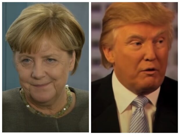Ангела Меркель и Дональд Трамп. Коллаж: Стена