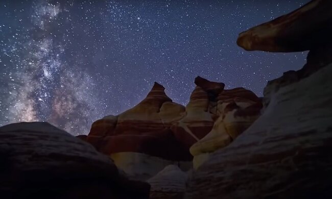 Звездное небо. Фото: YouTube, скрин