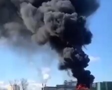 Пожар в Москве. Фото: YouTube, скрин