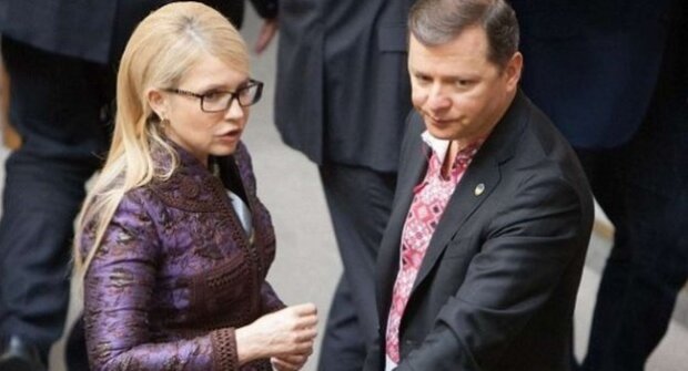 Тимошенко и Ляшко. Фото: скриншот YouTube.