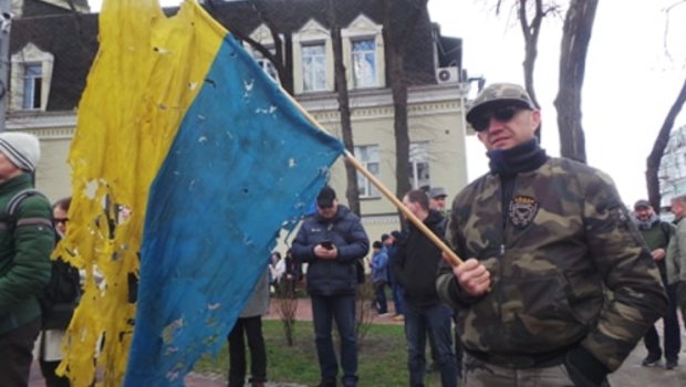 Марш патриотов. Киев. Фото: скриншот Telegram