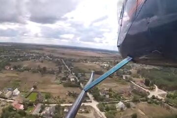 В России упал вертолет. Фото: скрин YouTube