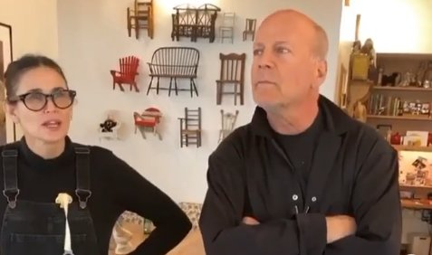 Деми Мур и Брюс Уиллис. Фото: скриншот instagram.com/rumerwillis/