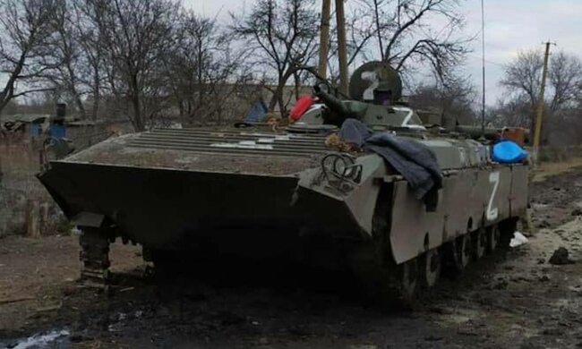 Розбита техніка окупанта. Фото: Генштаб ЗСУ