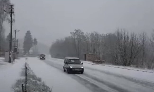 Сніг. Фото: скріншот YouTube-відео