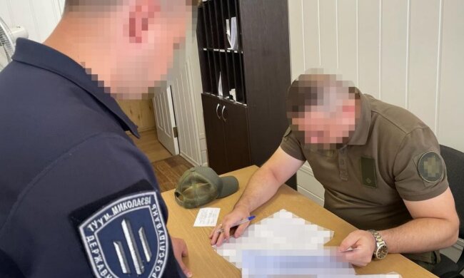 Задержанный военный. Фото: ГБР