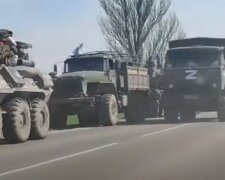 Техніка російських окупантів. Фото: скріншот YouTube-відео