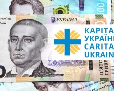 Карітас, допомога, грошова допомога. Фото: Telegram